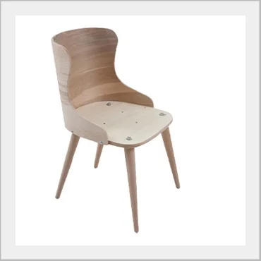 Ready to upholster molded plywood