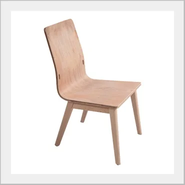 Ready to upholster molded plywood