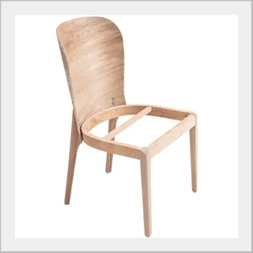 Ready to upholster molded plywood
