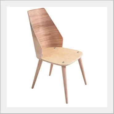 Ready to upholster molded plywood