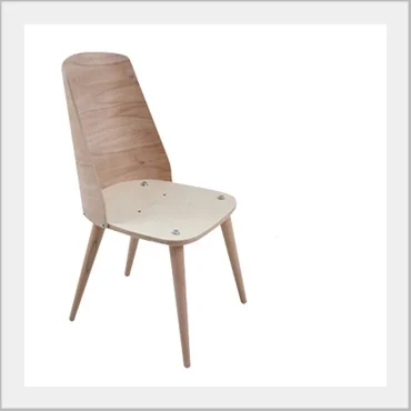 Ready to upholster molded plywood