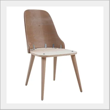 Ready to upholster molded plywood