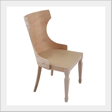Ready to upholster molded plywood